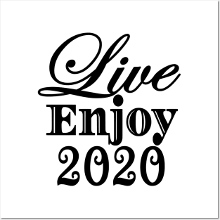 Live Enjoy 2020 Posters and Art